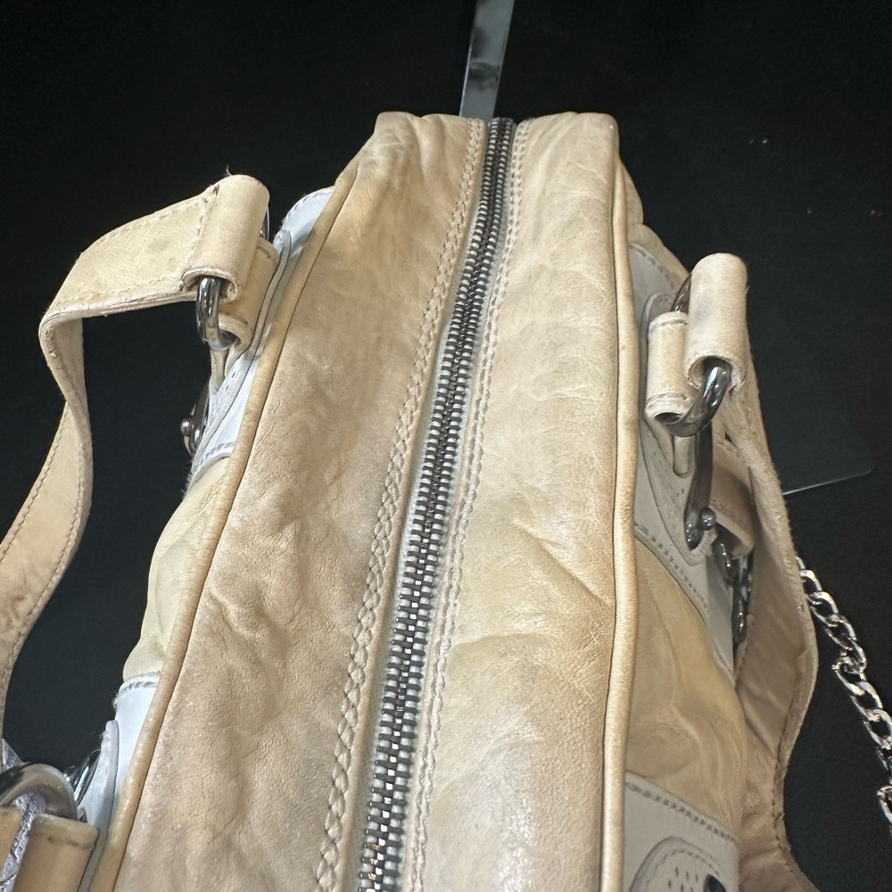 Balenciaga Vintage Cream and Beige Leather Shoulder Bag /Crossbody - Picture 7 of 16